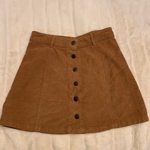 American Eagle Corduroy Mini Skirt